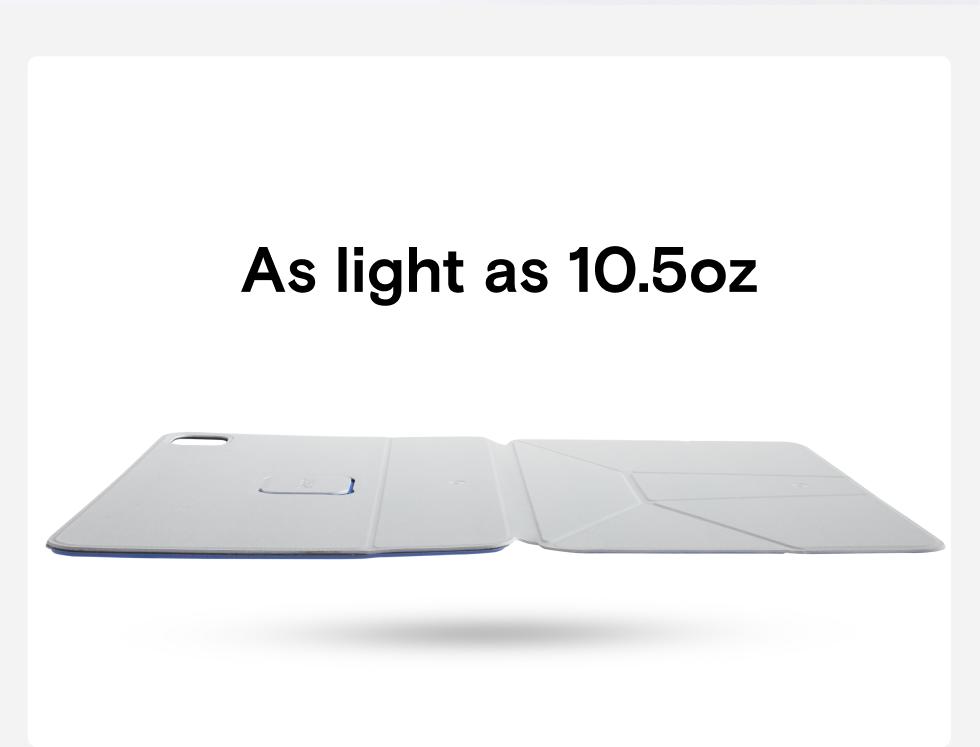 MOFT Dynamic Folio, Magnetic iPad Case & Stand, Floating Mode & Multi-Angle Viewing, Dual-Screen Viewing with iPhone, Lightweight & Portable