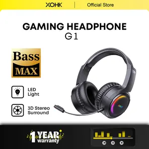 Gaming LED headset,7.1 Surround Sound - 50mm Drivers Gaming headphones with mic 3.5mm Audio Jack