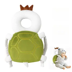 Baby Head Protection Backpack, Toddler Walking Head Protector, Adjustable Head Protector Pad Safety Cushion Newborn Carrier Travel Cute Anti Lost Infant 0-2 years. small size age boy Dinosaur Harness Animal Backpack Kids Neoprene mystery boxes shower gift