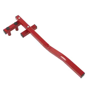 Decking Straightening Tool Multi Angle Alloy Steel Red Coated Surface Deck Board Bender for Woodworking