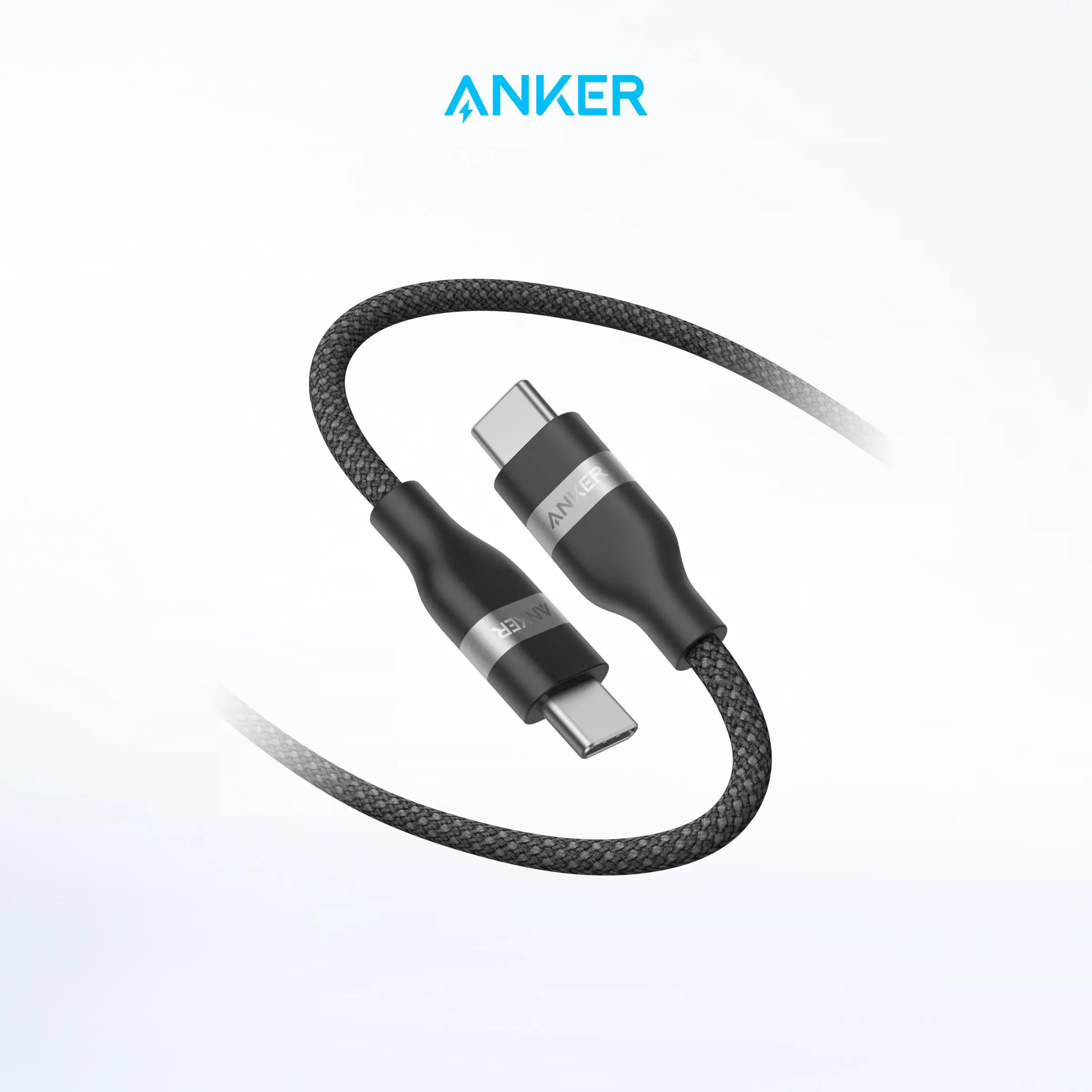 Anker Nano USB-C Braided Data Cable - 240W Fast Charging Mobile Phone Accessory, Flexible Multi-Color Cord for iPhone 16 Series, MacBook Pro, iPad Pro, Fast Charging Cables, Phone Accessories