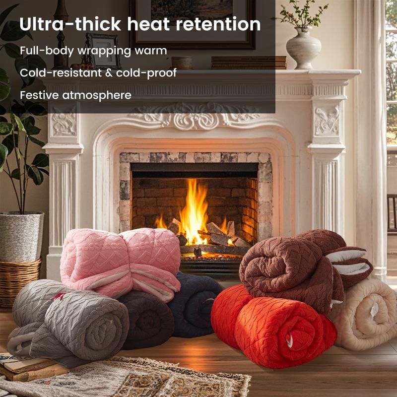 Cosybay Halloween Plush Sherpa comforter set Queen size(Twin size:2pcs),Heavyweight holiday bedding set,Cozy thick Snowflake comforter for Christmas,Luxurious 450g Milk Velvet reversible blanket with Pillowcases, Machine Washable, Bedroom Accessories Cosybay Halloween Plush Sherpa comforter set Queen size(Twin size:2pcs),Heavyweight holiday bedding set,Cozy thick Snowflake comforter for Christmas,Luxurious 450g Milk Velvet reversible blanket with Pillowcases, Machine Washable, Bedroom Accessories