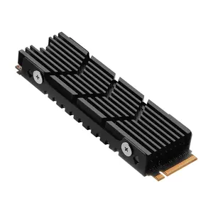 M.2 Heatsink NVMe SSD PS5 Heat Sink Computer PC PCIE M2 2280 SSD Cooler with Thermal  pad for PC / PS5 for  990 980 970 EVO Plus SN850 SN750 SN570 Firecuda 530 Black