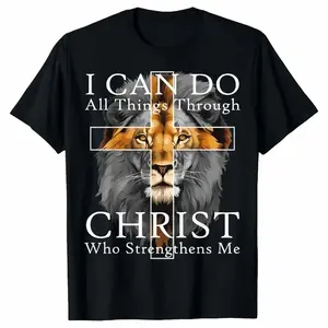 Cotton I'm Just Out Here Trusting God Christian Religious T-Shirt Golf Gift T-Shirt For Men and Women Summer