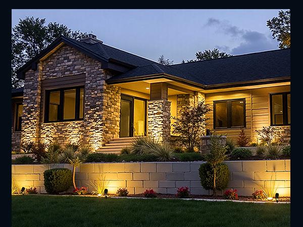 8pack All-in-One Outdoor Low Voltage Landscape Lighting Kit, LED Landscape Spot Lights with 60W Transformer and 65FT Wire, Waterproof Outside Spotlights for Yard, Garden, Tree, Pathway, House, 3000K, 8 Pack