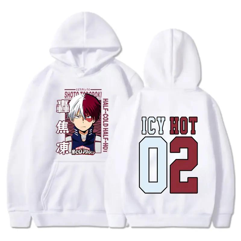 Anime Hoodie HERO Bakugou Katsuki Hoodie BNHA Cospay Costume Pullover Sweatshirt Sweatshirt Anime graphic lover t-shirt graphic tees