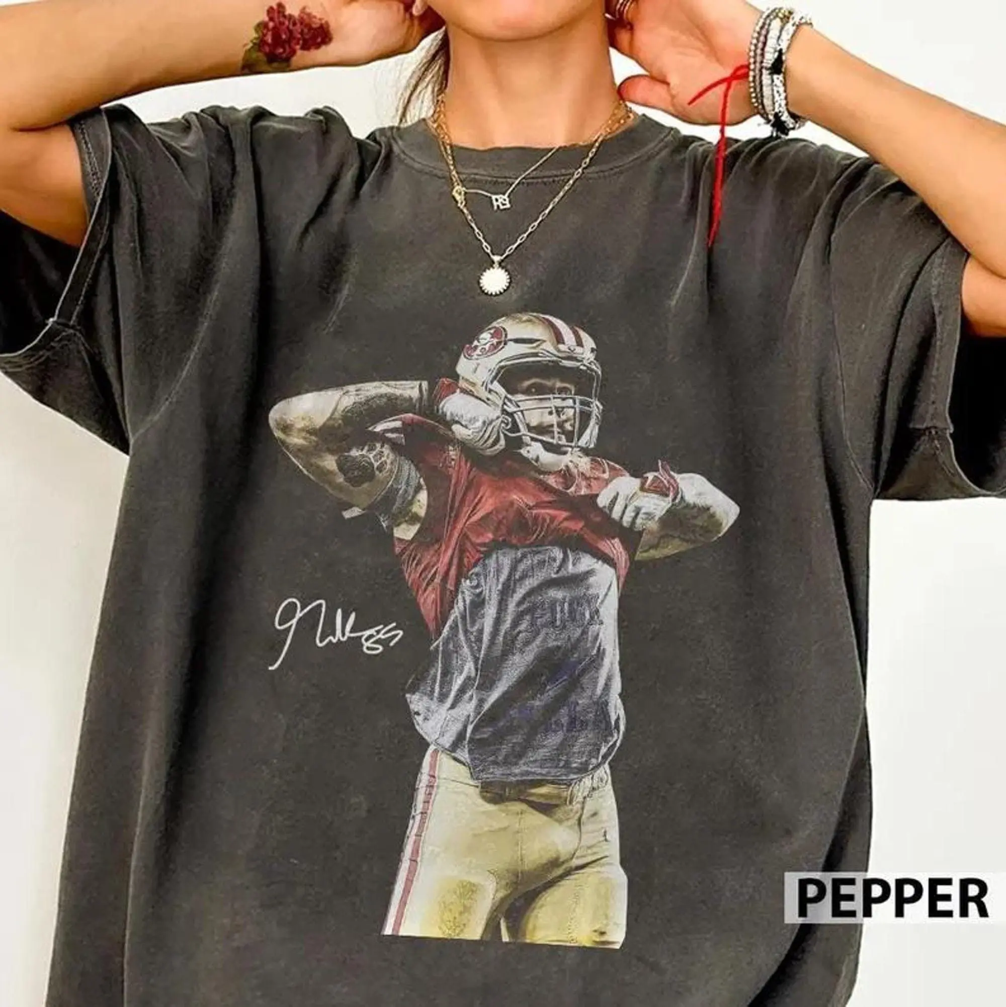 George Kittle Football Comfort Colors Shirt, Vintage San Francisco 49ers Shirt, George Kittle Funny Face Graphic Shirt