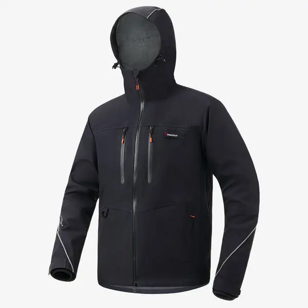 Piscifun 3-Layer Waterproof Fishing Jacket, Breathable Windproof Outdoor Apparel for Fly Fishing Wading