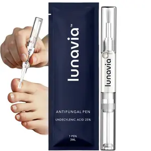 Lunavia Antifungal Pen UNDECYLENIC ACID 25% for Athlete's Foot Jock Itch & Ringworm Treatment 3ML
