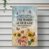 The Word of Our God Printed House Flag
