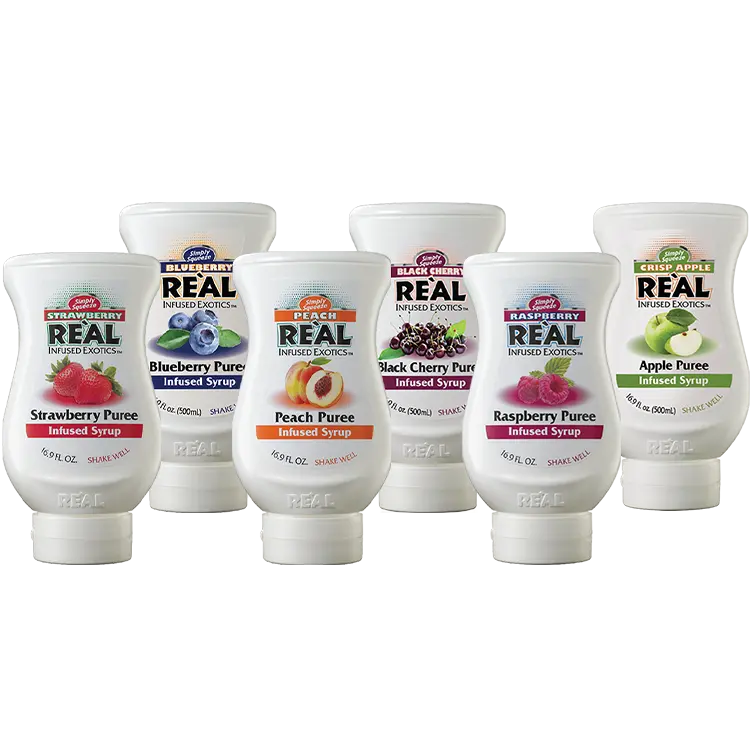 Real Fruit Infused Flavoring Syrup (Watermelon, Prickly Pear, Kiwi Varieties) - 16.9 fl oz Bottle - For Cocktails, Beverages, Toppings & Flavor Enhancement (Puree-Infused)