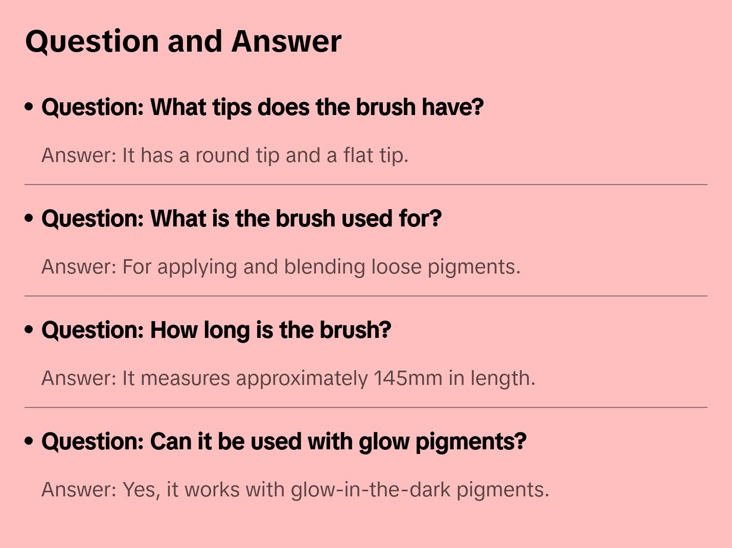 Double-Sided Pigment Brush