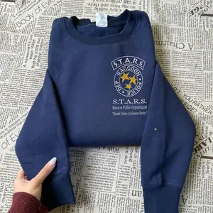 Raccoon City Resident Evil Embroidered Sweatshirt, Leon Kennedy Shirt, Horror Game Merch, Gamer Gift