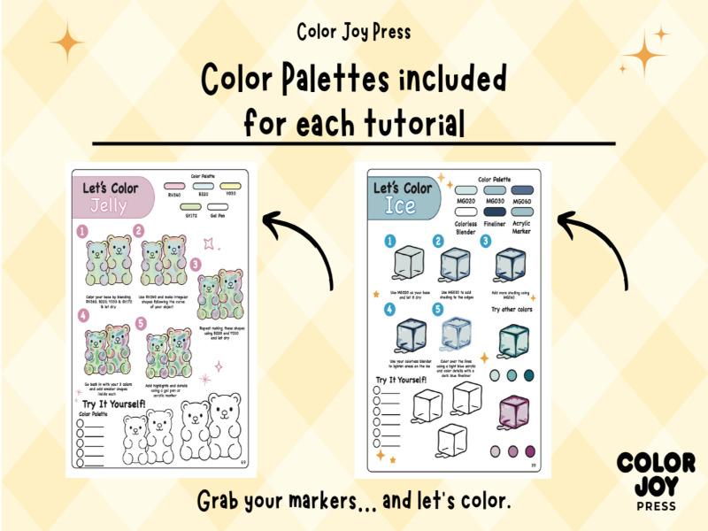 Let's Color Realistic Patterns and Textures: A Step by Step Guide to Alcohol Markers and More | Learn Blending, Shading & Realistic Coloring Techniques