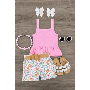 Pink Floral Short Set Pink Floral Short Set
