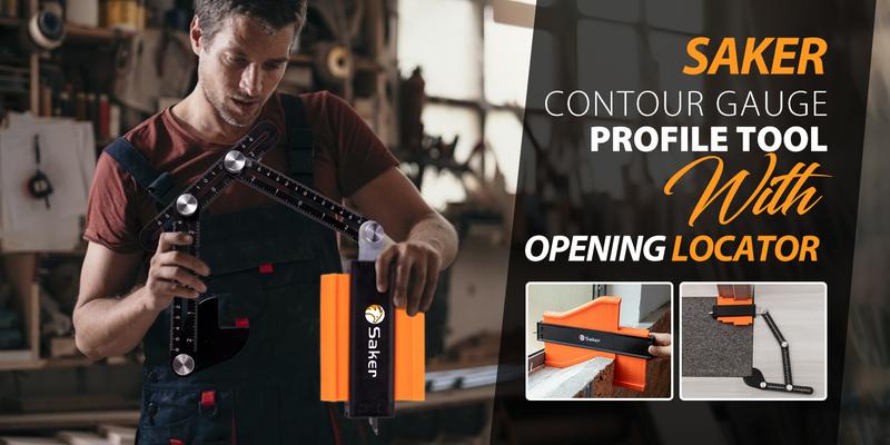 Saker(10 "lock) Profile Tool - Adjustable lock Accurate Copy Irregular Shape Replicator - Irregular Welding Woodworking Tracker - a diy must-have