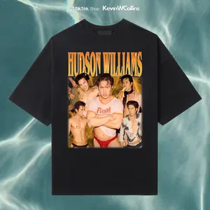 Graphic Hudson Williams Vintage 90s Bootleg T-Shirt, Retro Hudson Williams Shirt, Heated Rivalry Inspired Tee, Ilya Rozanov Shane Hollander