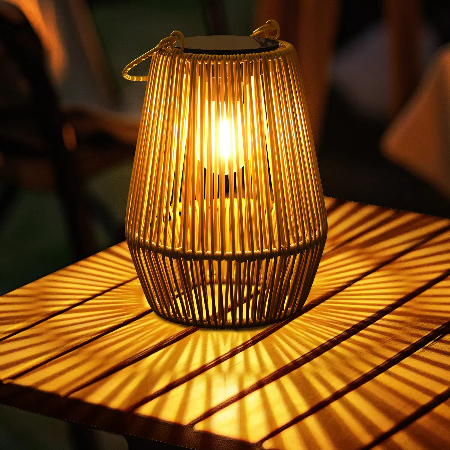 【Clearance】MATULSA  Solar Lanterns Outdoor Waterproof, Rattan Outdoor Hanging Woven Lights, Solar Lights for Decoration Of Gardens, Yards, Terraces, Porches, Trees, Lawns, Paths,dorm essentials,home decor,home essentials,camping essentials