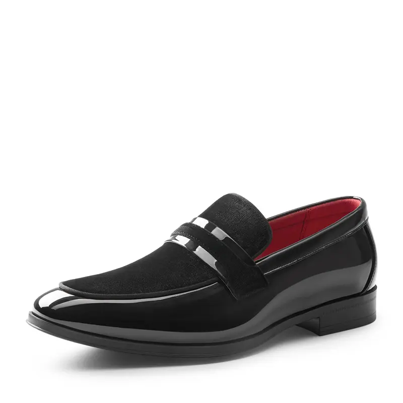 BRUNO MARC Everett Men's PU Leather Slip-On Loafers - Comfortable Business Casual Loafers, Walking Shoes, Elegant Daily Wear Flats, Comfortable Loafers,shoes for back to school,back to school shoes