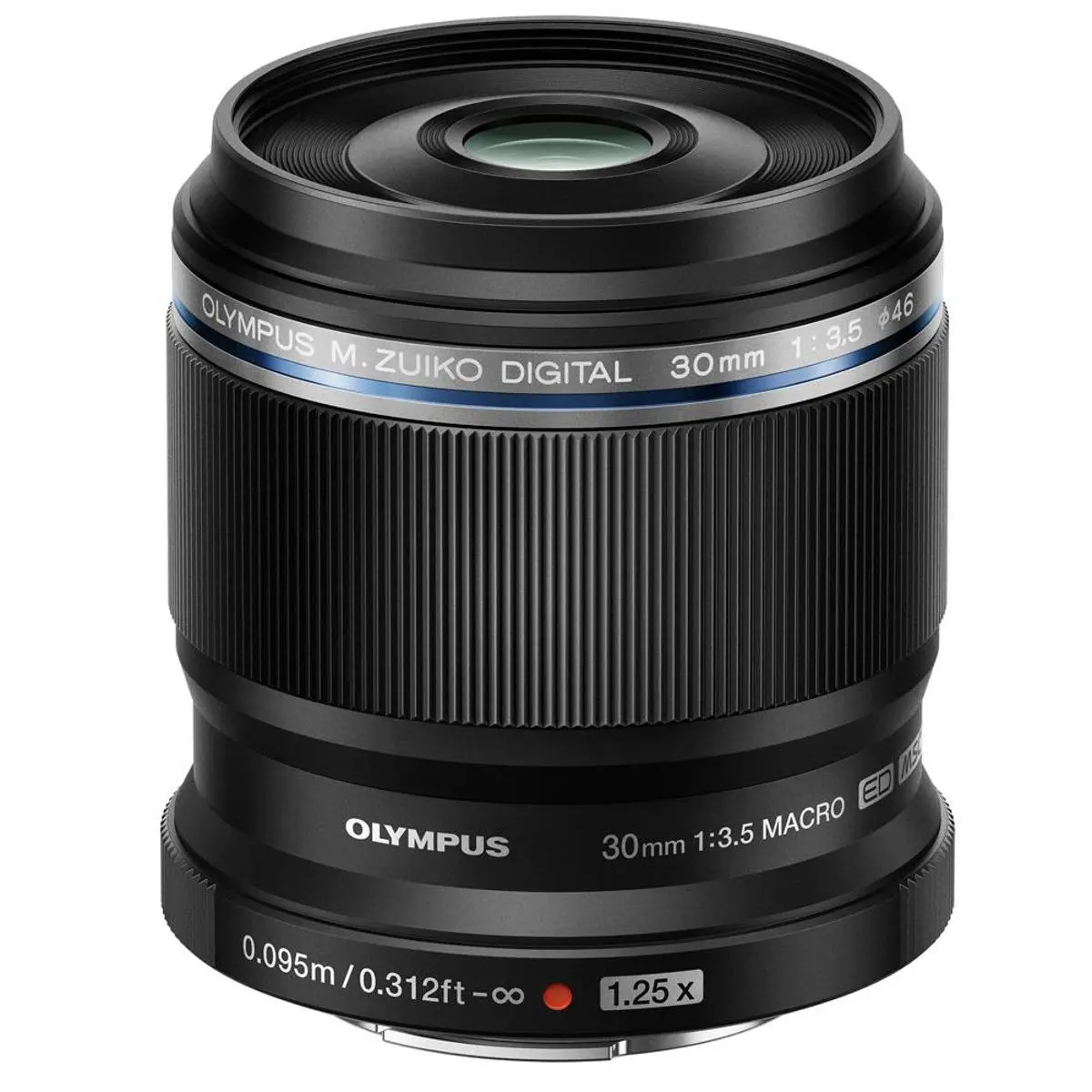 Olympus M.Zuiko Digital ED 30mm f/3.5 Macro Lens for Micro Four Thirds, Black