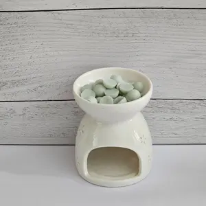 Aroma Dots - Patchouli - Pale Green Round Dots - Wax Melts - Patchouli Scented - -Woods Scent - Home Decor - Home Fragrance - Flameless Candle
