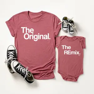 Mommy and Me, Girl Mom Matching - The Original The Remix® (Mauve) Set of 2