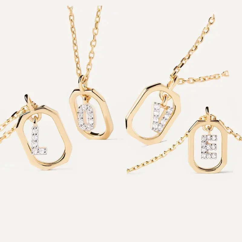 SIXFOX 14k Gold Plated Dainty Initial Necklaces for Women Monogram Cute Letter Name Choker Necklaces Personalized Tiny Pendant Necklace Idea Best Gift for Women