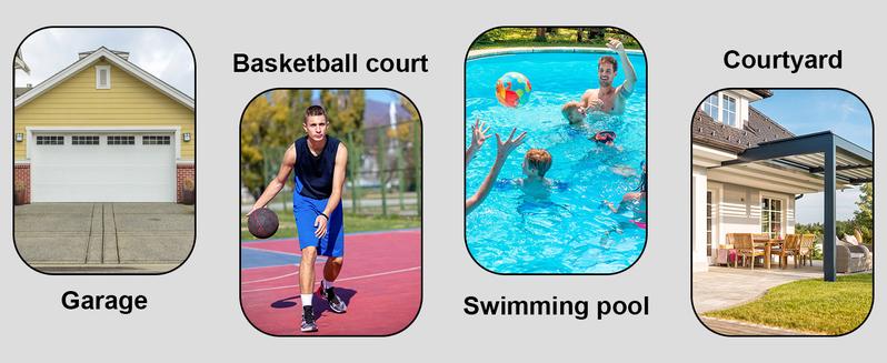 COFIYARD Outdoor Basketball Hoop 44/54-inch Shatterproof Backboard 5.25-10 Feet Height Adjustable Portable System with Wheels Durable for Teens & Adults