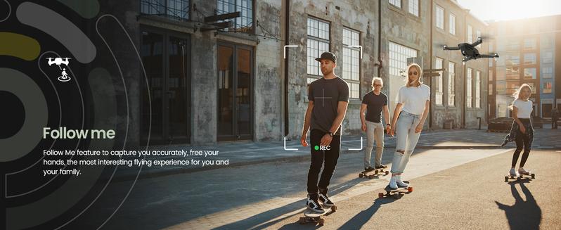 Holy Stone GPS Drone with 4K Camera, HS175D RC Quadcopter with Auto Return, Follow Me Mode, Brushless Motor, Circle Fly, 46 Mins Long Flight Time Portable Wireless Transmission