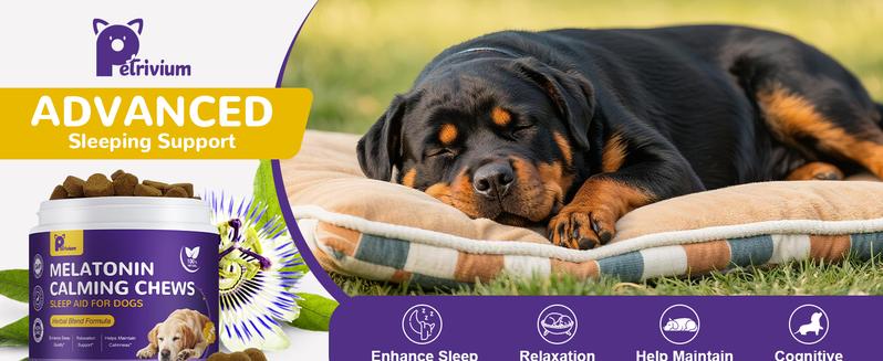 Melatonin for Dogs, Dog Melatonin Calming Chews for Small and Large Dogs - Natural Sleep Aid for Anxiety Stress Relief - Puppy Sleeping Pills - Thunder, Separation, Barking, 3mg, 120ct Melatonin for Dogs, Dog Melatonin Calming Chews for Small and Large Dogs - Natural Sleep Aid for Anxiety Stress Relief - Puppy Sleeping Pills - Thunder, Separation, Barking, 3mg, 120ct