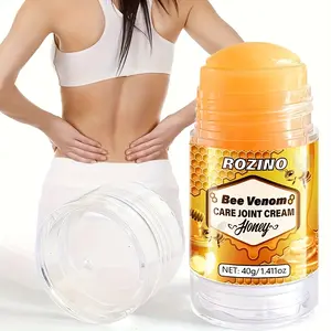 Rozino Bee Venom Joint Cream 40g with Honey for Pain Relief & Joint Care Portable Non-Greasy Texture Ideal for Joint Comfort & Daily Use