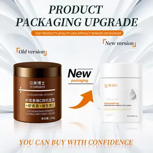 [Fully Upgraded] Astaxanthin and Vitamin C Dual-Effect Face Cream - Moisturizing and Smoothing, Suitable for Face, Neck, and Body. Home Delivery.