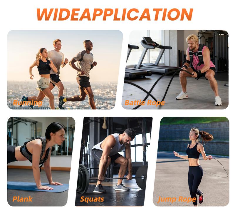 Weighted Vest for Men Women 6lbs/8lbs/12lbs/16lbs/20lbs/25lbs/30lbs Weights Strength Training Running Rucking Design with Detachable Phone Pouch Reflective Stripes Adjustable Straps Enhances Home Workouts  Motivational Walking Adjustable