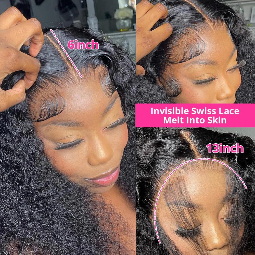 Deep Wave Wigs 13x4/6 HD Transparent Lace Front Human Hair Wigs Pre Cut 7x5 HD Lace Closure Wigs Brazilian Curly Wigs For Black Women Ready To Wear Gluless Wigs PrePlucked 180% Density Deep Wave Wigs 13x4/6 HD Transparent Lace Front Human Hair Wigs Pre Cut 7x5 HD Lace Closure Wigs Brazilian Curly Wigs For Black Women Ready To Wear Gluless Wigs PrePlucked 180% Density