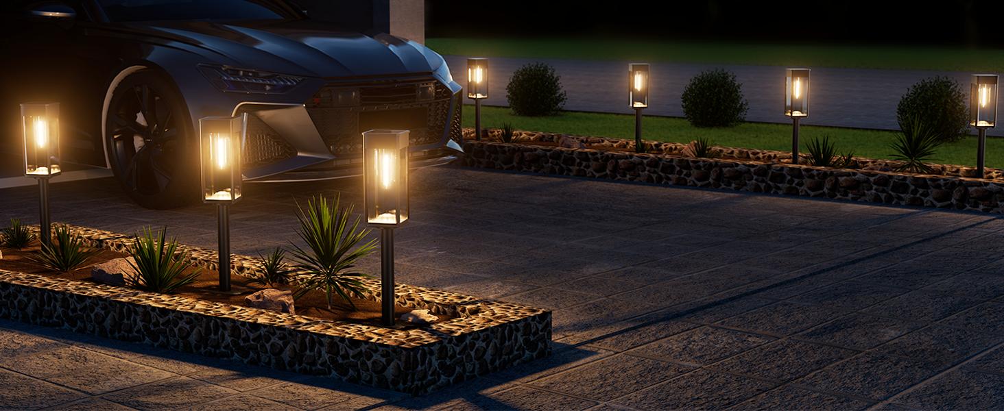 Elegant Solar Pathway Lights Modern Luxury | Auto On/Off & Waterproof | For Garden, Yard & Driveway,solar outdoor lights,Solar Floor Lamps Outdoor Lights,Decorative,Rechargeablecor Backyard Light Elegant Solar Pathway Lights Modern Luxury | Auto On/Off & Waterproof | For Garden, Yard & Driveway,solar outdoor lights,Solar Floor Lamps Outdoor Lights,Decorative,Rechargeablecor Backyard Light
