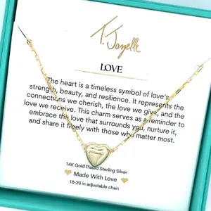 Love Gold Charm Necklace