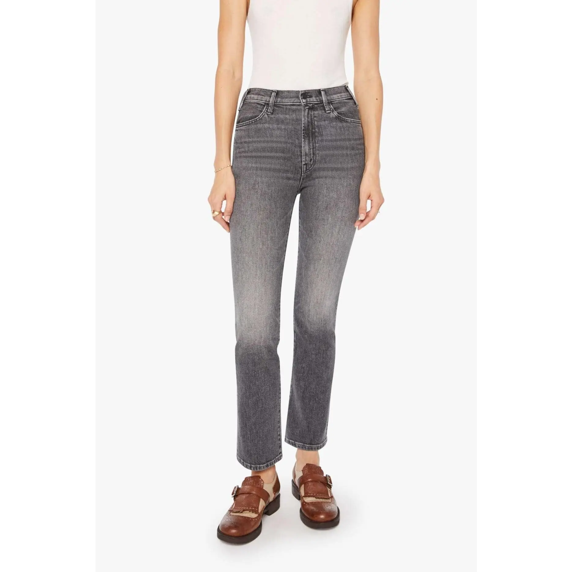 Women's The Hustler Basic Cotton Denim Jeans, Casual Under The Bleachers Bottom