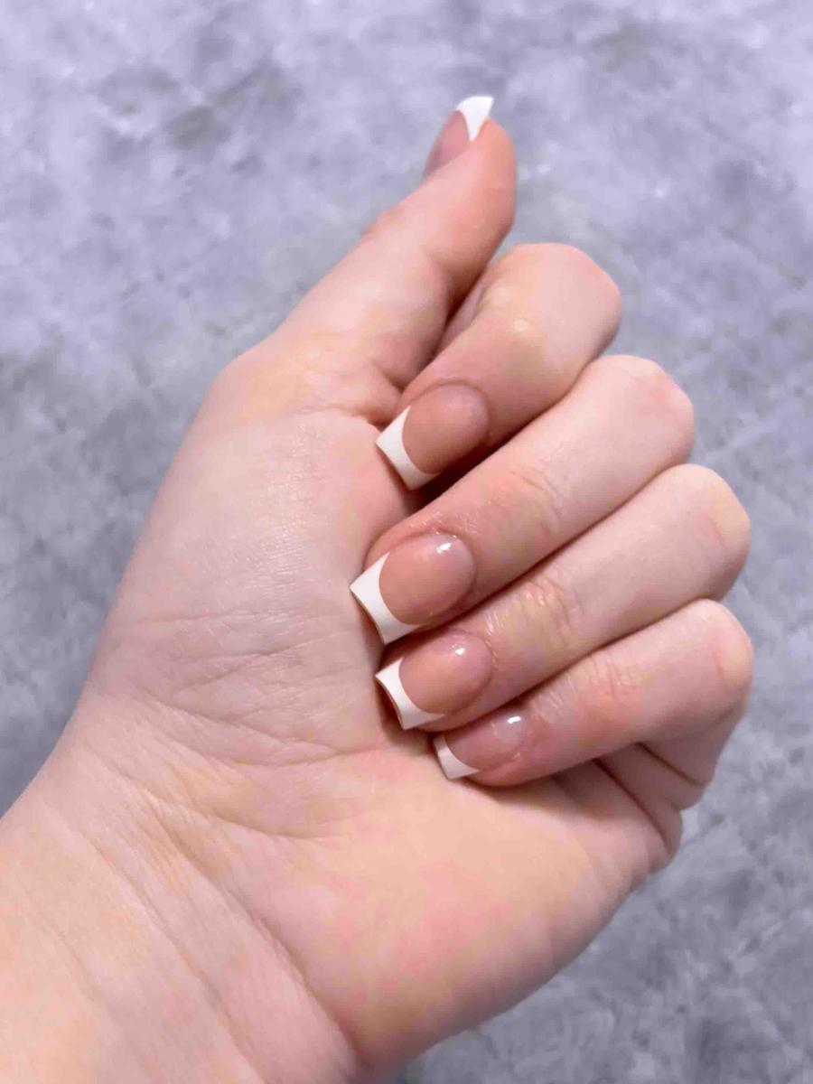 Item: Pink Short Square Gel Nail 150 Pcs