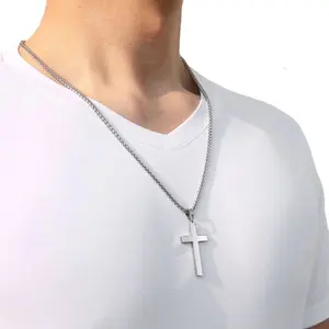 Cross Pendant Necklace for Men  Necklace
