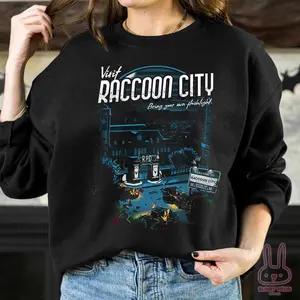 Retro Visit Raccoon City Shirt, Resident Evil Sweatshirt, Welcome To Raccoon City Shirt ,Leon Kennedy Shirt