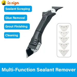 LC SIGN 3-in-1 Grout Removal Tool for Bathroom, Kitchen & Window Sealing