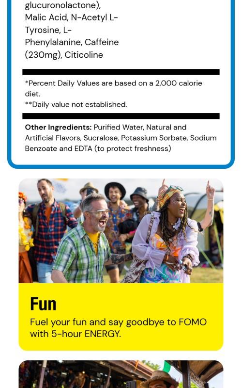 Tropical Burst Flavor Extra Strength 5-hour ENERGY Shots