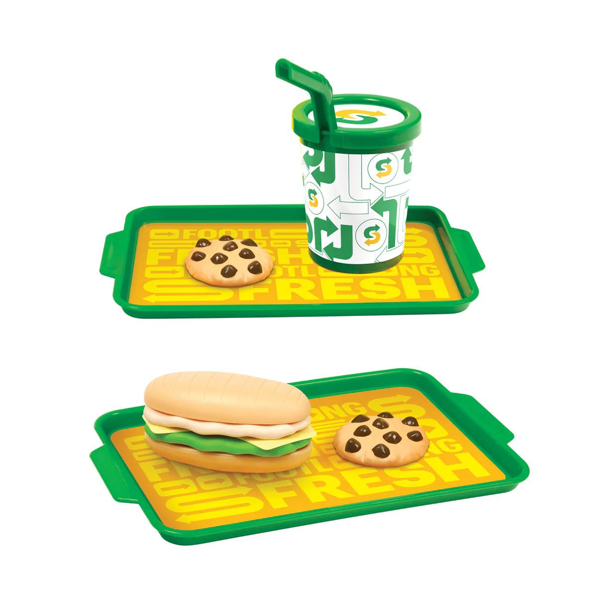 Subway Official Licensed Mini Store Cash Register Food Playset (29 Pieces) - Pretend play toys Kitchen playset