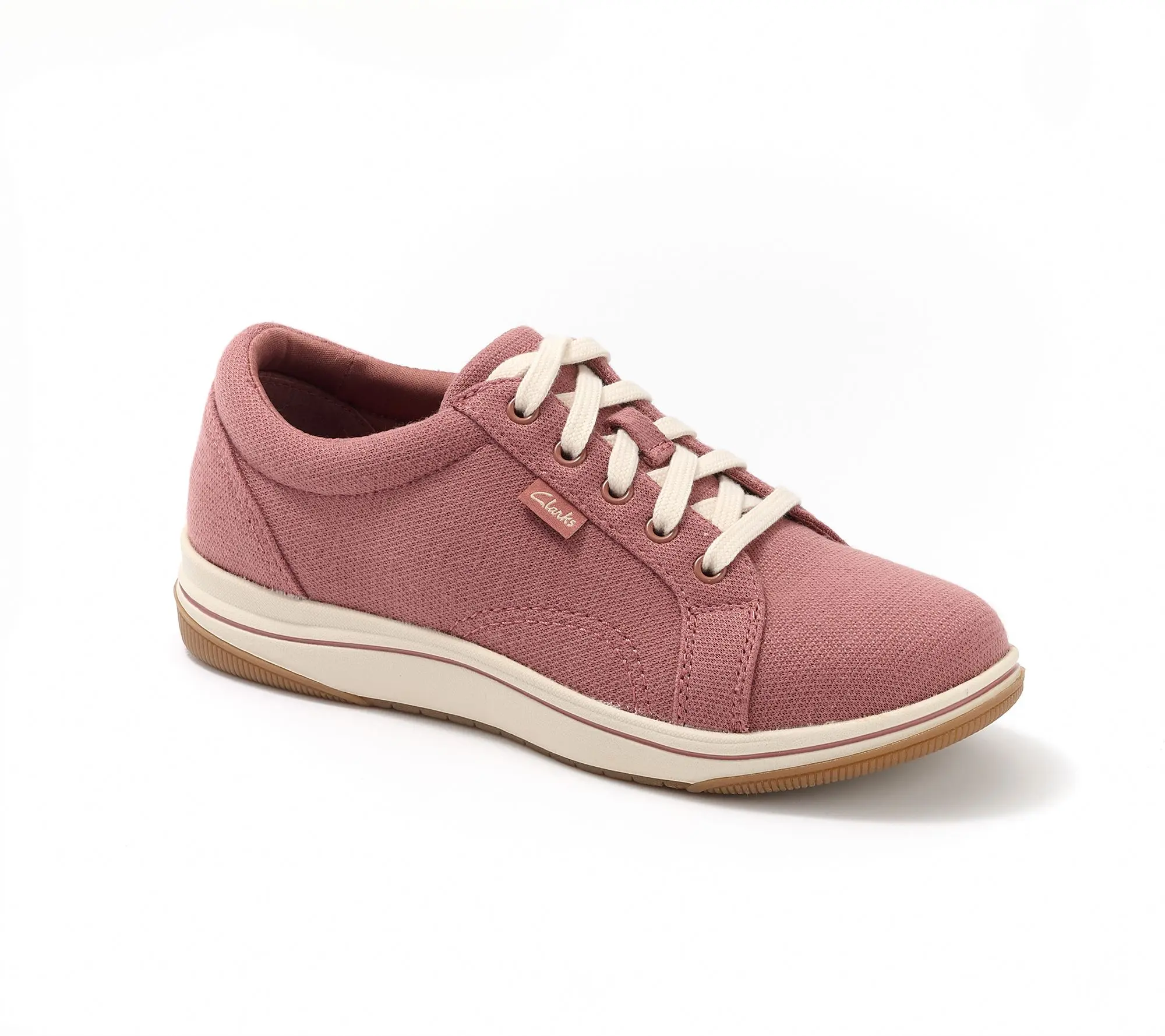Clarks Cloudsteppers Lace-Up Sneakers -Breeze Rose