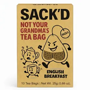 English Breakfast SACK’D – Bold Black Tea English Breakfast SACK’D – Bold Black Tea
