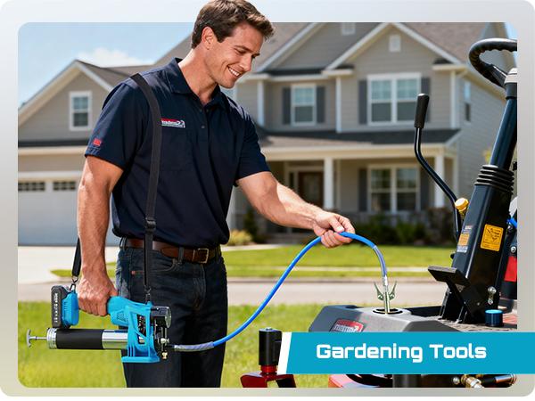 SEESII Cordless Electric Grease Gun Kit - 10000PSI 4.6 oz/min, 2 Batteries, 39.4" Hose, 90° Coupler, 3 Tips for Fast Effortless Greasing, GR01 SEESII Cordless Electric Grease Gun Kit - 10000PSI 4.6 oz/min, 2 Batteries, 39.4" Hose, 90° Coupler, 3 Tips for Fast Effortless Greasing, GR01