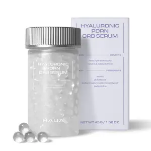 HAUA Hyaluronic PDRN Orb Serum | Salmon DNA, 30,000 PPM Hyaluronic PDRN | Korean Skincare, Intensive Hydration & Skin Repair, Plumping & Firming, Fine Lines, Hypoallergenic | 1.58oz