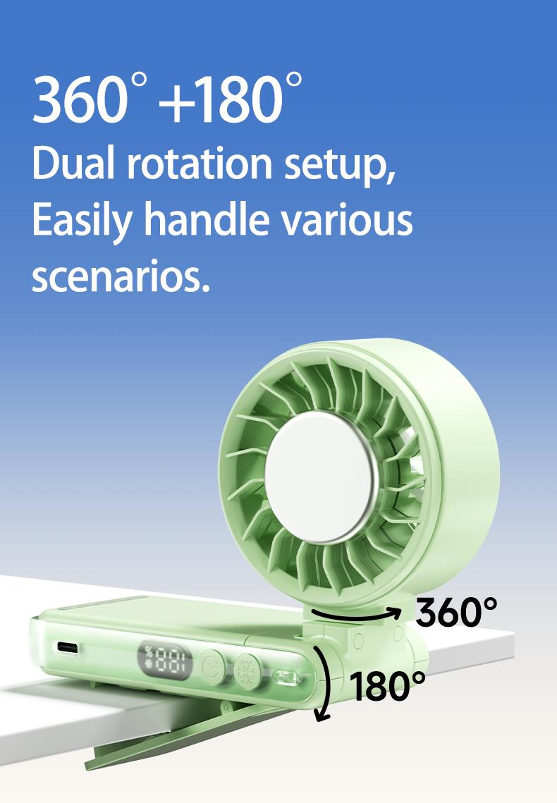 SWEETFULL 3-in-1 Clip & Ice Turbo Fan | 5 Speeds, Battery-Powered 360°+180° Rotatable for USA-Canadian Cup, Outdoor Adventures, Travel & Beach SWEETFULL 3-in-1 Clip & Ice Turbo Fan | 5 Speeds, Battery-Powered 360°+180° Rotatable for USA-Canadian Cup, Outdoor Adventures, Travel & Beach