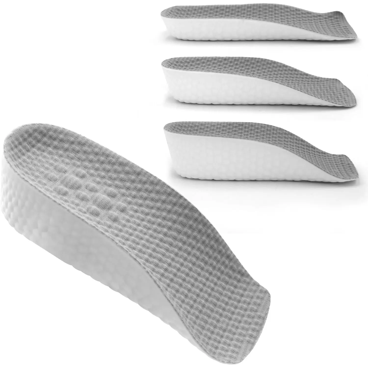 Height Increase Insoles for Men and Women, Foot Arch Contour Shoes Lifts for Men Orthopedic Heel Lift Cushion Gel Leg Discrepancy Balancer