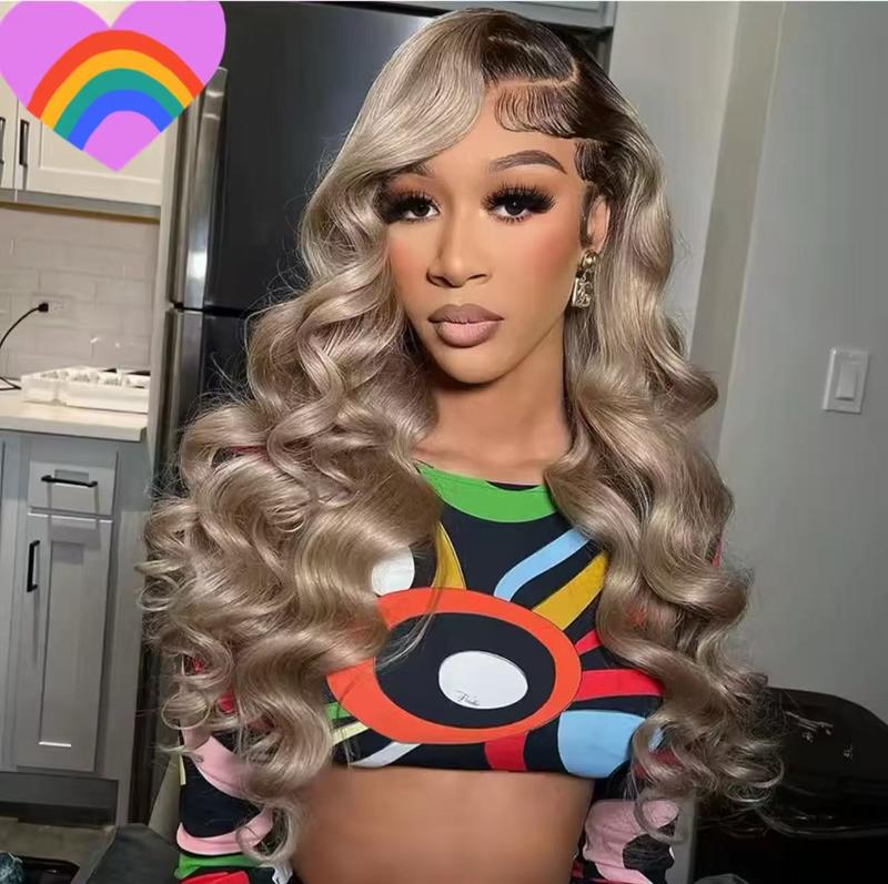 KEPHARE Ombre Brown Roots Ash Blonde Wigs Human Hair 180% Density 4x4 Body Wave Lace Front Wigs Glueless Ombre Blonde Colored 4x4 Hd Thin Glueless Wig Pre Cut Pre Plucked KEPHARE Ombre Brown Roots Ash Blonde Wigs Human Hair 180% Density 4x4 Body Wave Lace Front Wigs Glueless Ombre Blonde Colored 4x4 Hd Thin Glueless Wig Pre Cut Pre Plucked